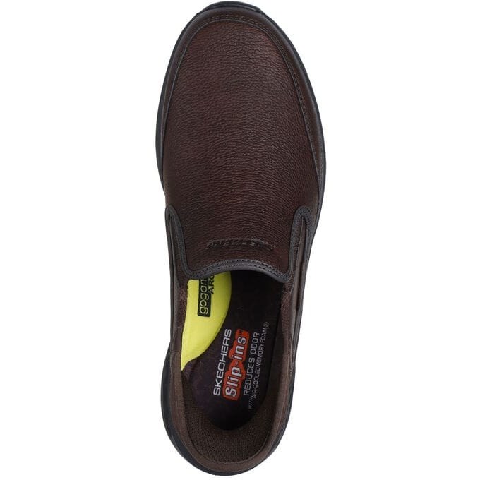 کفش چرم مردانه اسکچرز مدل Skechers 205237-RDBR - ۴۰